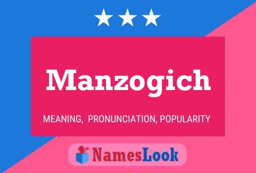 ملصق اسم Manzogich