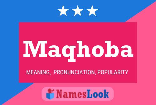 ملصق اسم Maqhoba