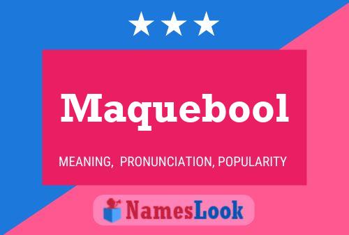 ملصق اسم Maquebool