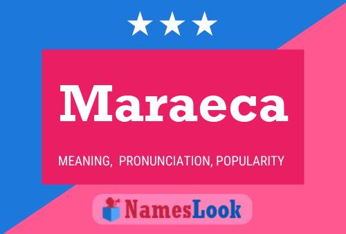 ملصق اسم Maraeca