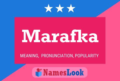 ملصق اسم Marafka