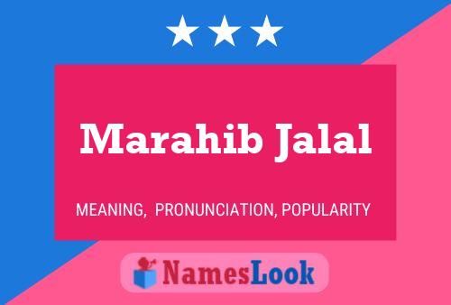 ملصق اسم Marahib Jalal