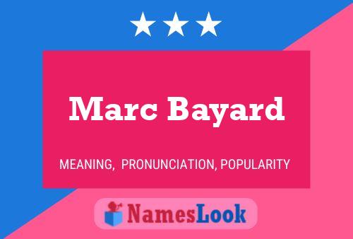 ملصق اسم Marc Bayard