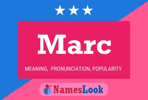 ملصق اسم Marc