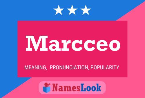 ملصق اسم Marcceo