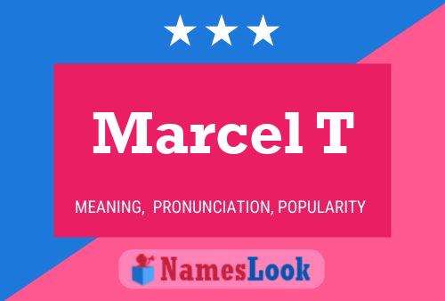 ملصق اسم Marcel T