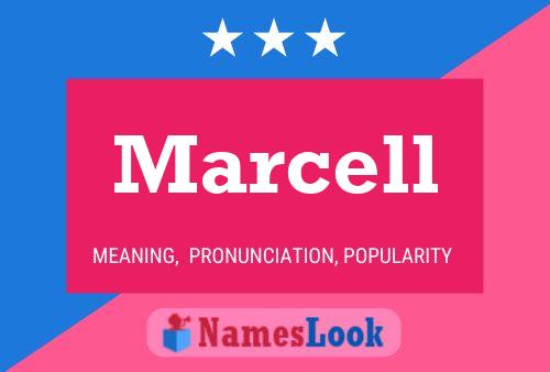 ملصق اسم Marcell