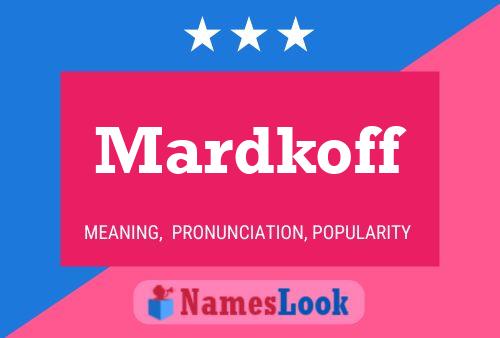 ملصق اسم Mardkoff