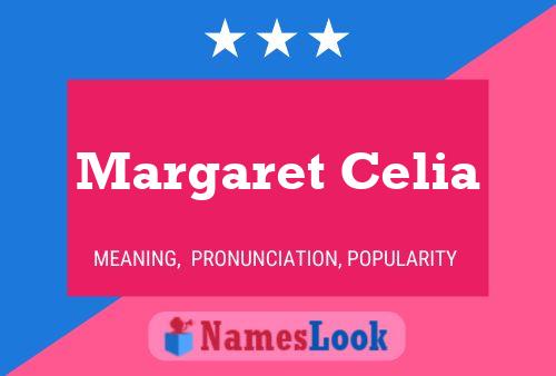 ملصق اسم Margaret Celia