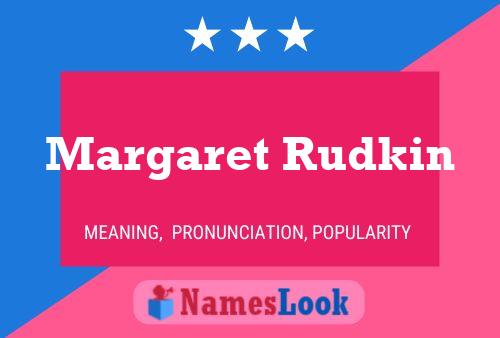 ملصق اسم Margaret Rudkin