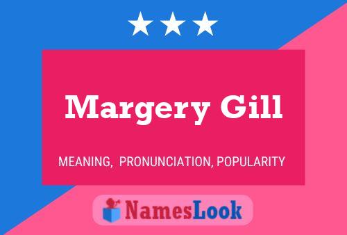 ملصق اسم Margery Gill