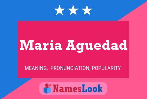 ملصق اسم Maria Aguedad