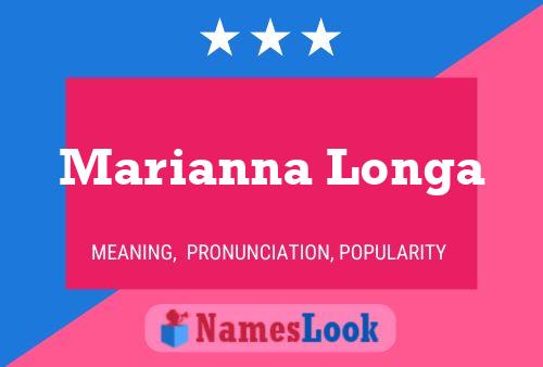 ملصق اسم Marianna Longa