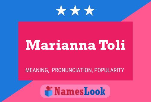 ملصق اسم Marianna Toli