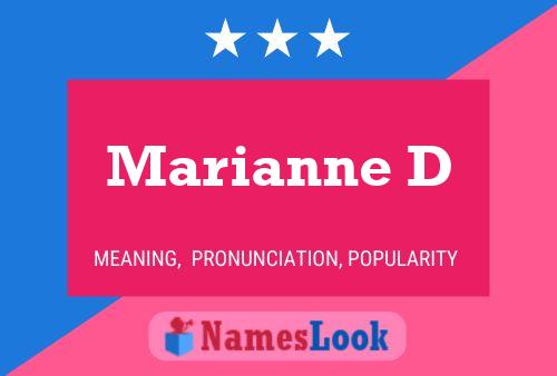 ملصق اسم Marianne D