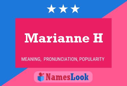 ملصق اسم Marianne H