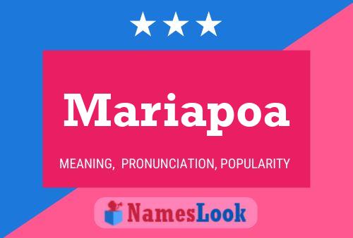 ملصق اسم Mariapoa