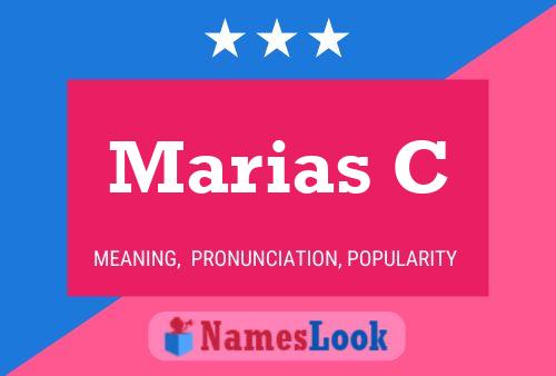 ملصق اسم Marias C