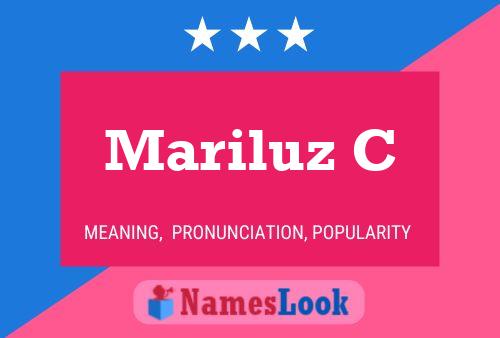 ملصق اسم Mariluz C