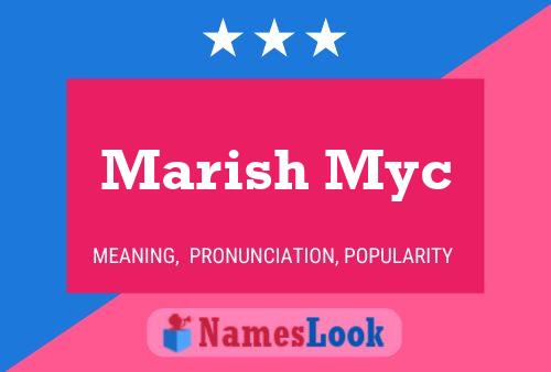 ملصق اسم Marish Myc