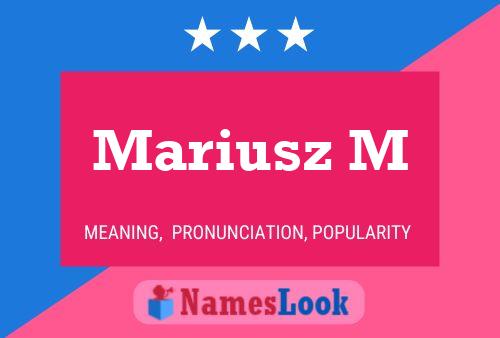 ملصق اسم Mariusz M