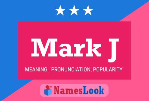 ملصق اسم Mark J