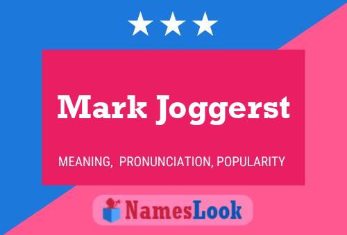 ملصق اسم Mark Joggerst