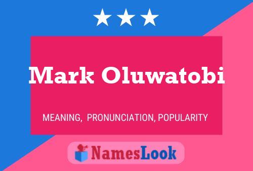 ملصق اسم Mark Oluwatobi