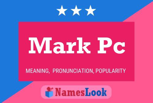 ملصق اسم Mark Pc