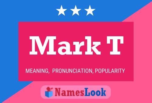 ملصق اسم Mark T