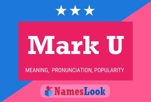 ملصق اسم Mark U