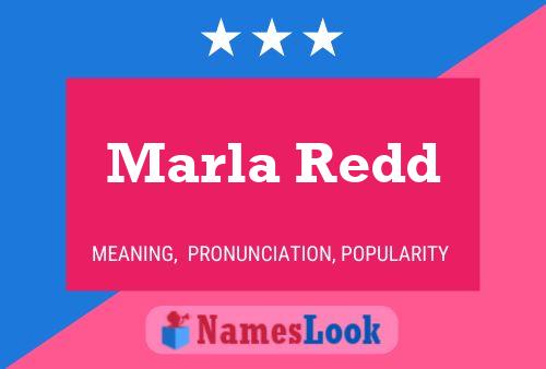 ملصق اسم Marla Redd