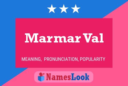 ملصق اسم Marmar Val