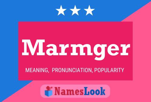 ملصق اسم Marmger