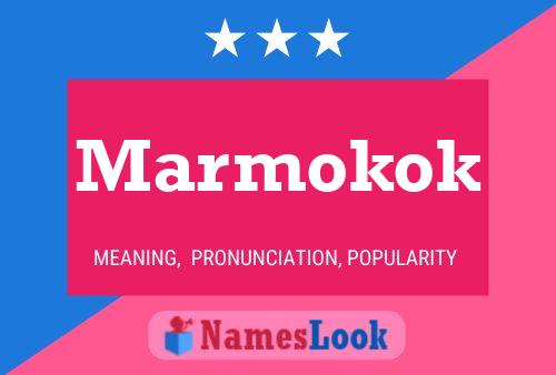 ملصق اسم Marmokok