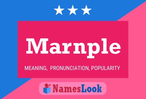 ملصق اسم Marnple