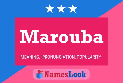 ملصق اسم Marouba