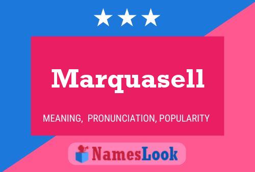 ملصق اسم Marquasell