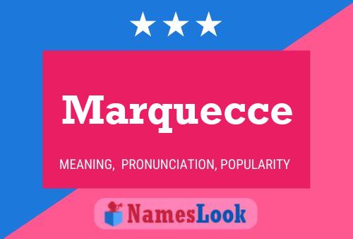 ملصق اسم Marquecce