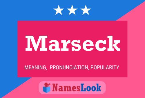 ملصق اسم Marseck