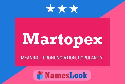 ملصق اسم Martopex