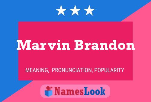 ملصق اسم Marvin Brandon