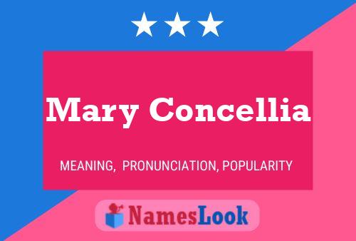 ملصق اسم Mary Concellia