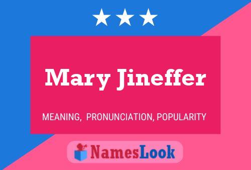 ملصق اسم Mary Jineffer