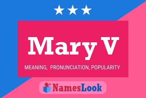 ملصق اسم Mary V