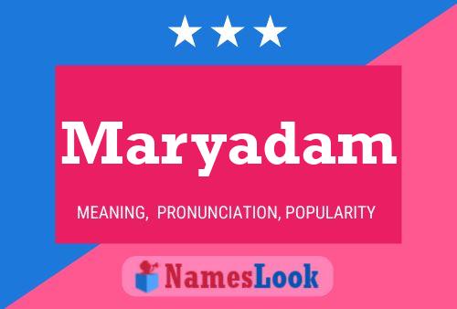 ملصق اسم Maryadam