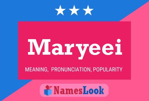 ملصق اسم Maryeei