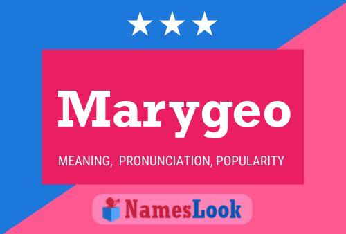 ملصق اسم Marygeo