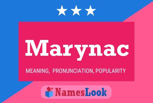 ملصق اسم Marynac