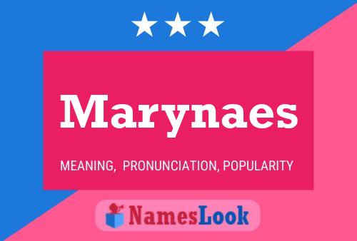 ملصق اسم Marynaes